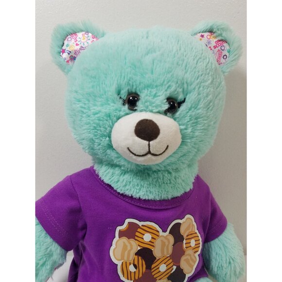 Build A Bear Girl Scouts Thin Mints Blue Teddy Bear Plush Stuffed Animal 16" - Picture 9 of 9